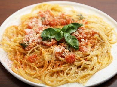 完熟トマトのスパゲティ
