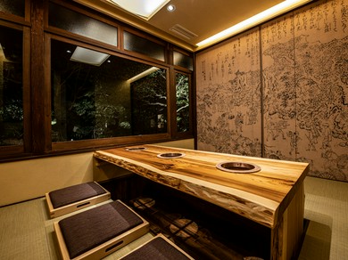 趣きが散りばめられたくつろぎの個室