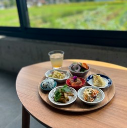心と体が満たされる、農園の恵み。🌿 ミモザキッチンで大人気の「小鉢ビュッフェ」