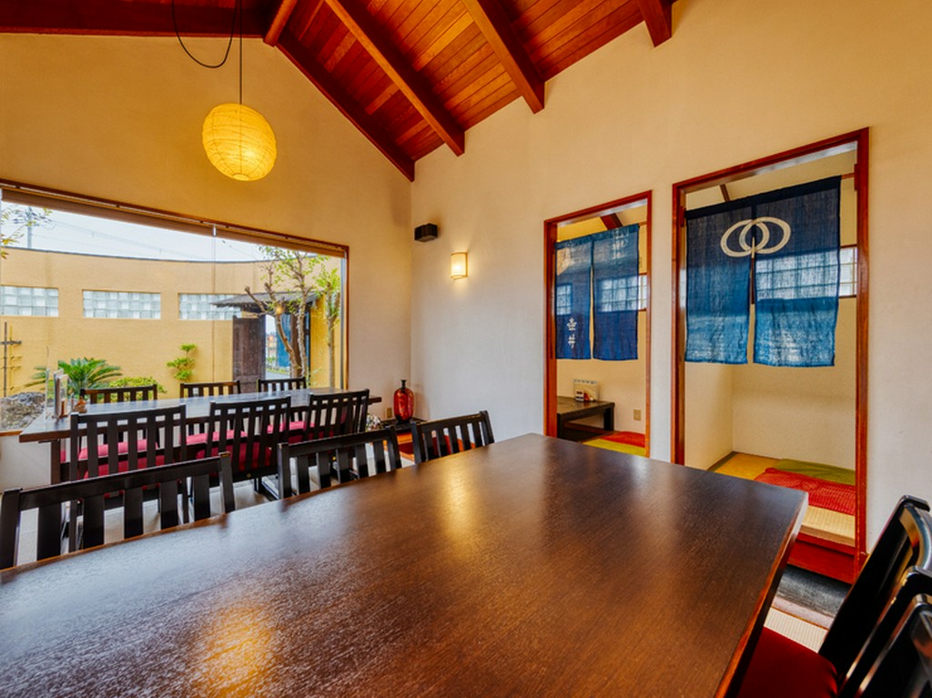 幅広い用途に対応。和の趣を感じるリラックスした雰囲気
