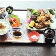 唐揚げ
造り
ご飯、コーヒーor紅茶
