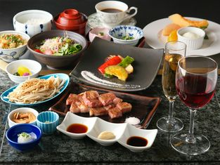긴자 크레스트 바겐 호텔 철판 구이 화산