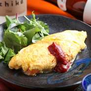 スプーンを入れるとトロッと明太子が出て来ます。