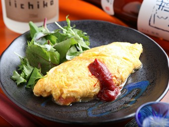 明太子オムレツ