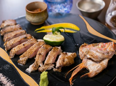 のどぐろのわら炙り