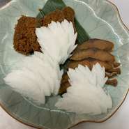 ※さばのぬか漬け
※写真はふぐの真子と合盛り