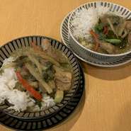 ミニグリーンカレー