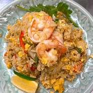 タイ式エビ炒飯（カオパットクン）セット