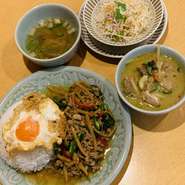 ガパオ&グリーンカレーセット