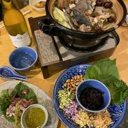 タイ式薬膳すっぽん一匹コース