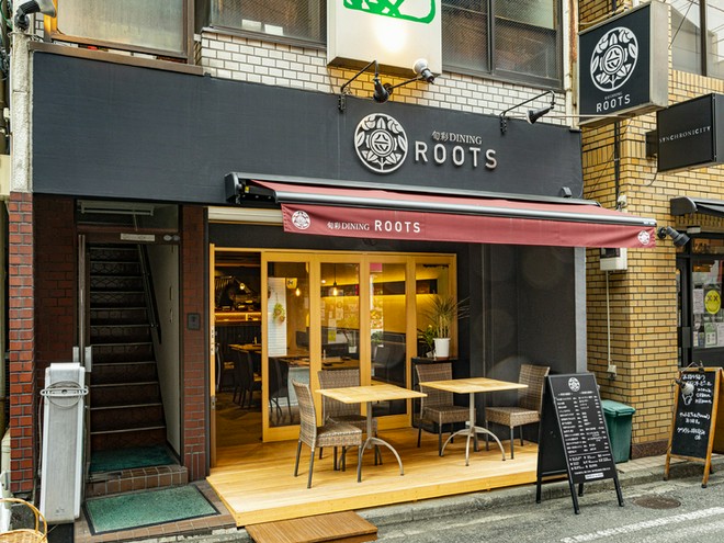 テラス席がある