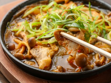 ピリ辛土佐ジロー鉄板焼き