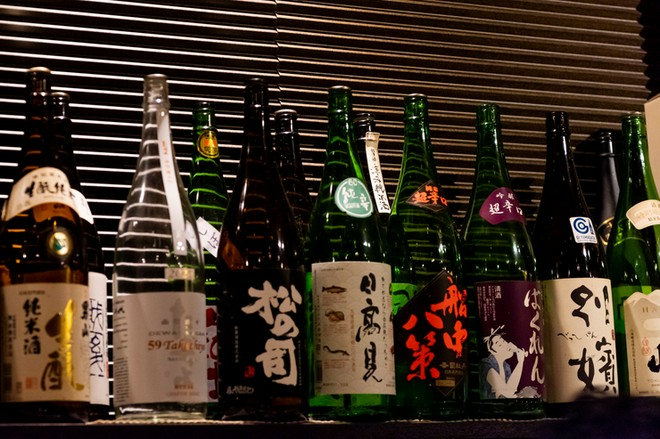 日本酒にこだわっている
