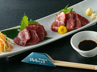 極上馬刺し2種盛合わせ