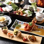 豪華なお刺身や、松茸など厳選素材を合わせたお料理をご堪能頂けます。