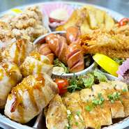 肉と揚げ物オードブル