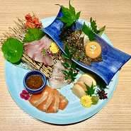 当日市場より仕入れたばかりの品を、お楽しみください。 九州の新鮮な魚を是非一度、ご賞味ください。