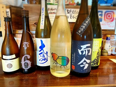 種類豊富な日本酒でゲストをおもてなし