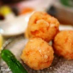 プリプリ食感の贅沢海老団子揚げ