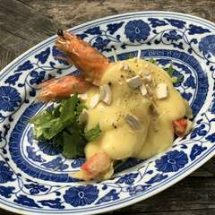 有頭海老のマヨネーズ炒め