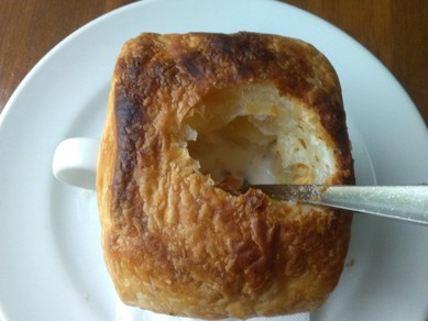 カップスープのキノコ風