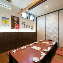 使い勝手の良い、掘りごたつ席の個室