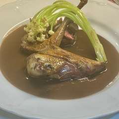 鳩のロースト　サルミソース