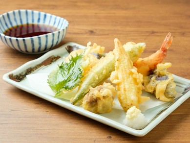 季節の天ぷら盛り合わせ