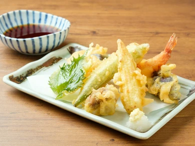 季節の天ぷら盛り合わせ