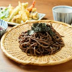 音威子府そばと季節の天ぷらのセット