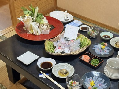 一本分のお料理の配分はお申し付けくださいませ。