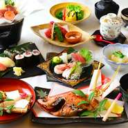 結納・ご両家顔合せや、お食い初め、お宮参り、誕生日などの記念日などにご利用ください。