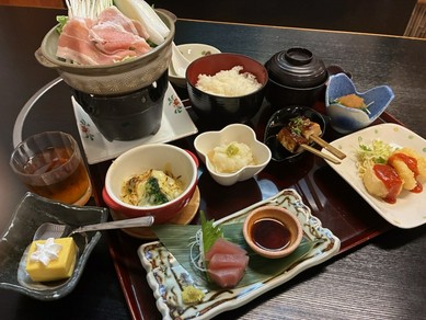 2月「旬彩ランチ」ドリンク、デザート付き