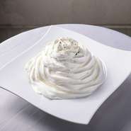 ふわふわ雪のカレーパスタ（〆のリゾット付き）