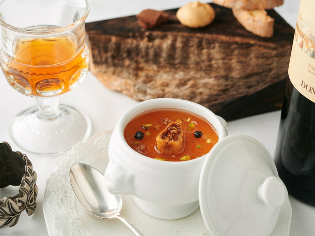 色鮮やかで、視覚でも魅了してくれる『シチリアサボテンとマスカルポーネのチーズケーキ』