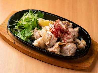 薩摩赤鶏の岩塩焼き