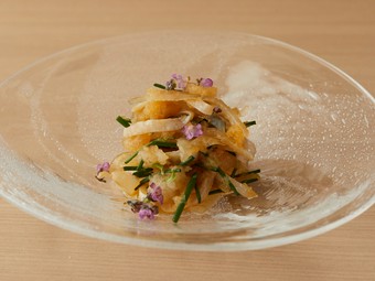 虎河豚皮のおろし和え