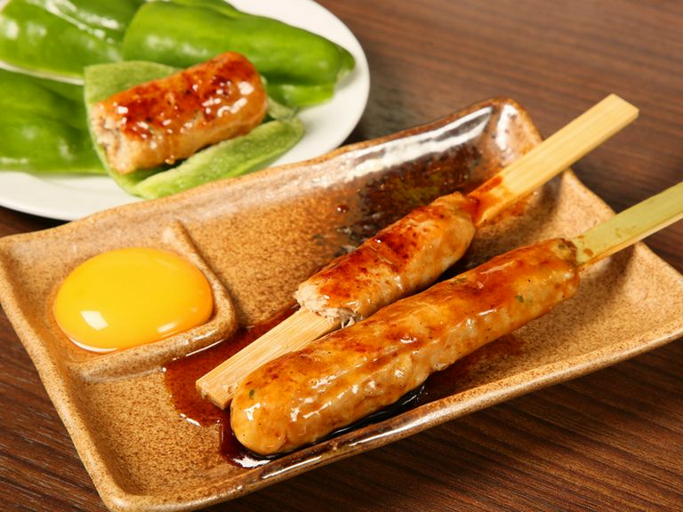 手づくりつくねのイチオシスタイル『つくねたれ玉』+『ピーマン』