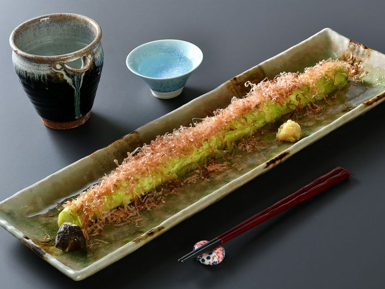 熊本県産大長なすの一本焼き