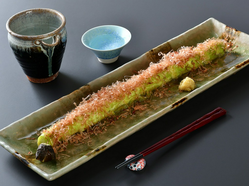 熊本県産大長なすの一本焼き