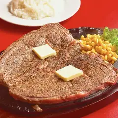 キングステーキ（1ポンド）リブロース　ライス付き