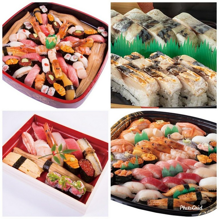 『ﾃｲｸｱｳﾄ』大人数の盛り込み寿司も多種♪