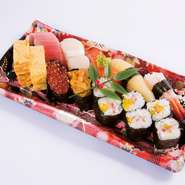 活の味を自宅でも♪1人前盛りのお得なお土産寿司です