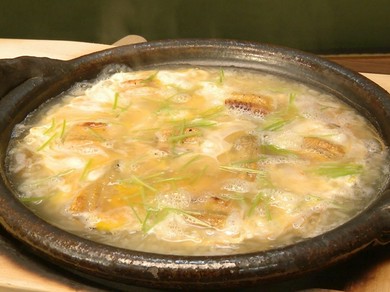 鰻の入った雑炊のコース