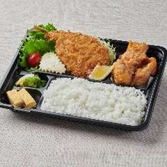 唐揚げアジフライ弁当