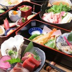 至高の【松】コース。
接待や会食、特別なお祝い事や歓送迎会に。