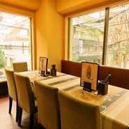 穏やかな時間がゆっくりと流れていく上質な女子会に