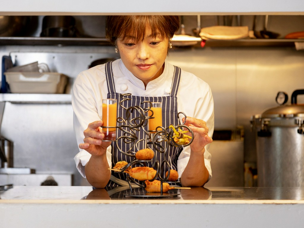 美しい盛り付けも、このお店のおもてなしの一つ