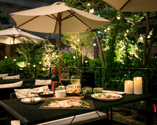 テラス席がある