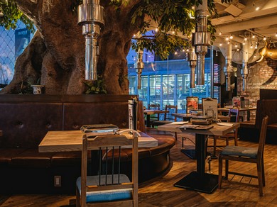 こだわりのオシャレな空間で焼肉を楽しむ